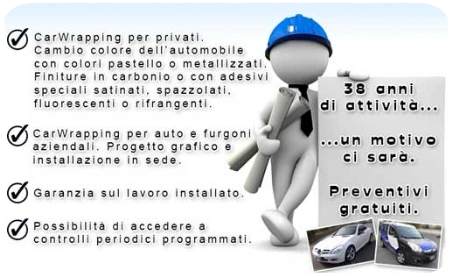 Carwrapping auto e furgoni Carwrapping Roma