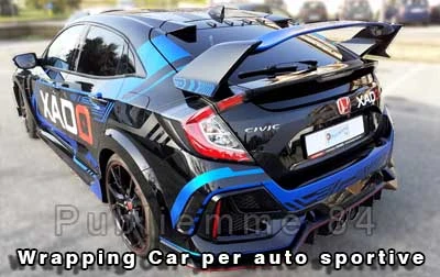 Allestimento livrea per auto sportiva Car Wrapping - Allestimento livrea per auto sportiva