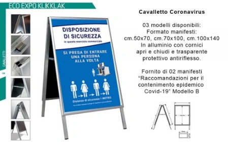 Cavalletto emergenza Coronavirus