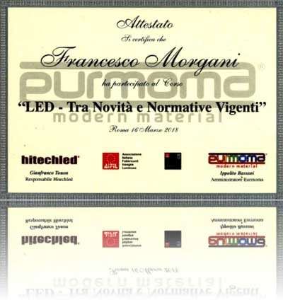 Aggiornamento sull'impiantistica led e norme vigenti Impianti a led per insegne a norma di legge