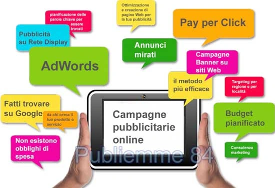 Campagne pubblicitarie online Pianificazione e gestione campagne AdWords