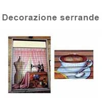 Decorazione serrande Roma