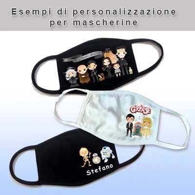 Mascherine personalizzate Mascherine ad uso civile personalizzate