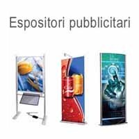 Espositori per esporre pubblicità