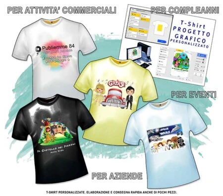 Stampa personalizzata su T-Shirt Stampa T-Shirt personalizzate