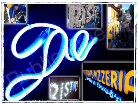 Filo neon al LED Lettere singole illuminate con led
