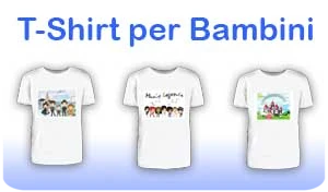 t-shirt bambini e ragazzi