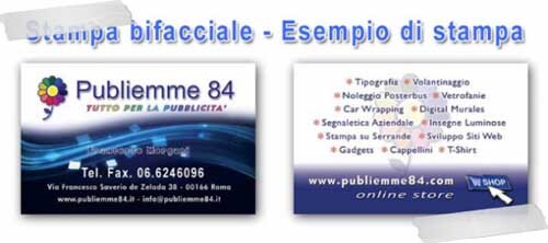 Biglietti da visita Stampa biglietti da visita