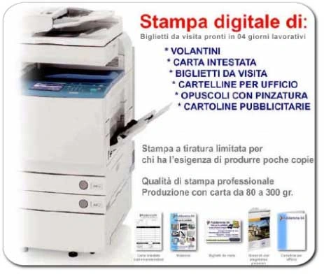 Stampa tipografica veloce Stampa veloce di biglietti da visita e volantini