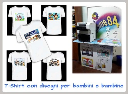 T-Shirt con disegni per bambine