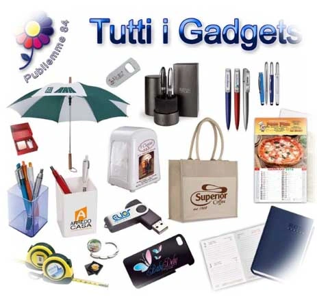 Per la tua promozione, gadgets della Publiemme 84