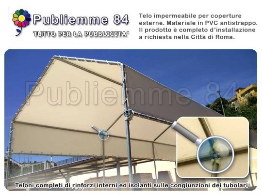 Teloni in PVC Roma  Publiemme 84 agenzia pubblicitaria